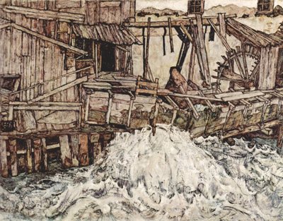 Vecchio mulino da Egon Schiele